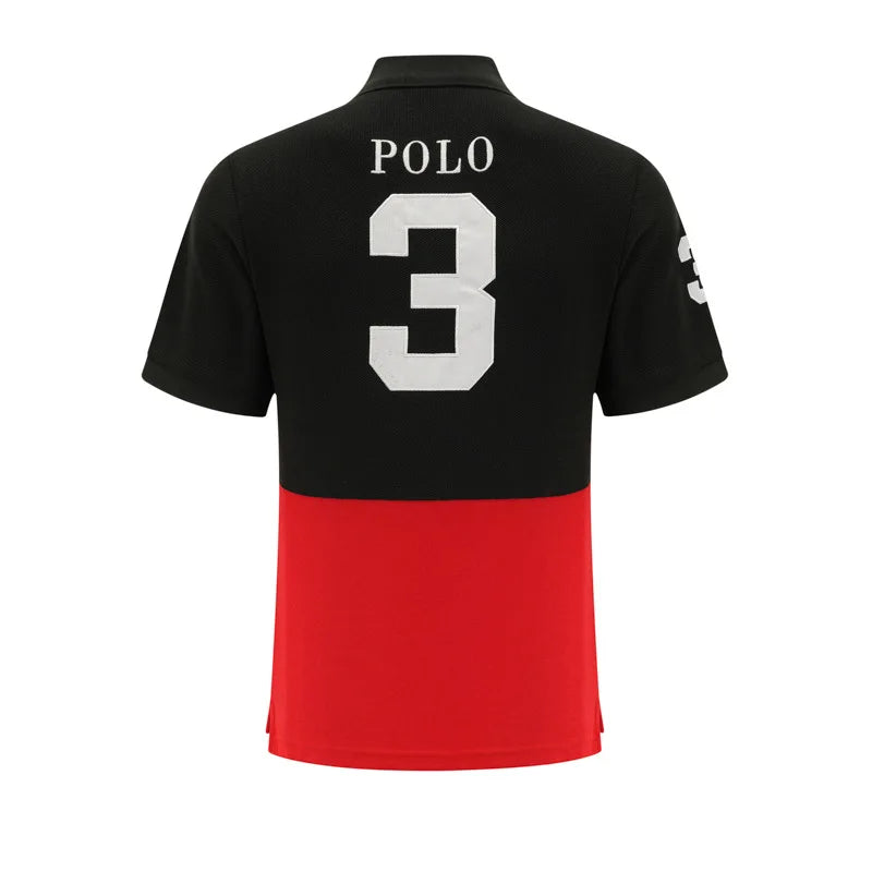 Classic Men Short Sleeve Polo Shirt 2026 New Golf Great Quality Oversize Men button Collar T-shirt US Size Clothing Manufacturer