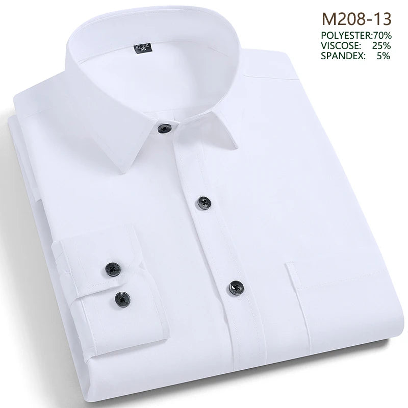 Non‑Iron Long‑Sleeve Dress Shirt