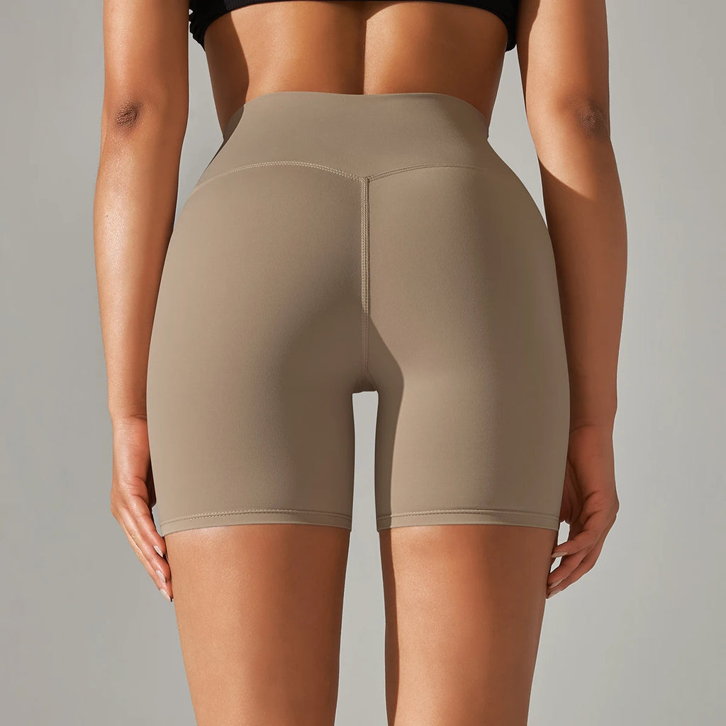 Seamless High Waist Yoga Shorts for Women