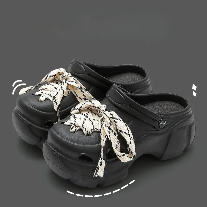 New Women’s DIY Cartoon Clogs Sandal Slippers — Cute Summer Mules Beach Garden Shoes