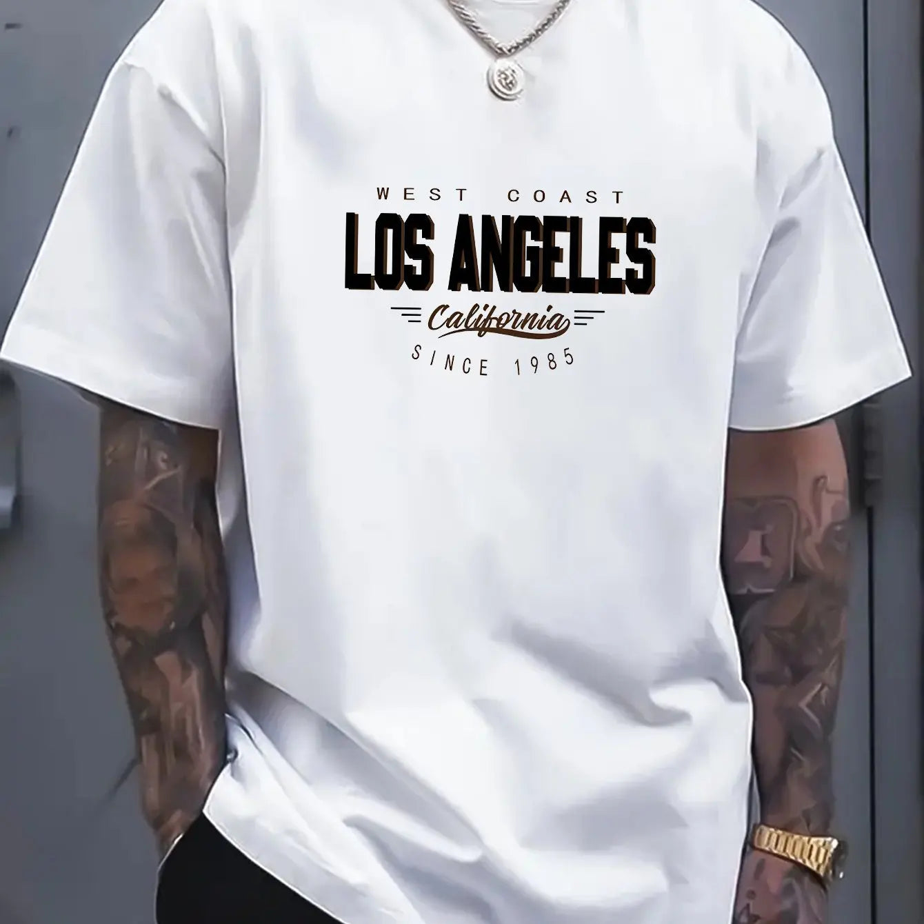 Los Angeles Letter T‑Shirt