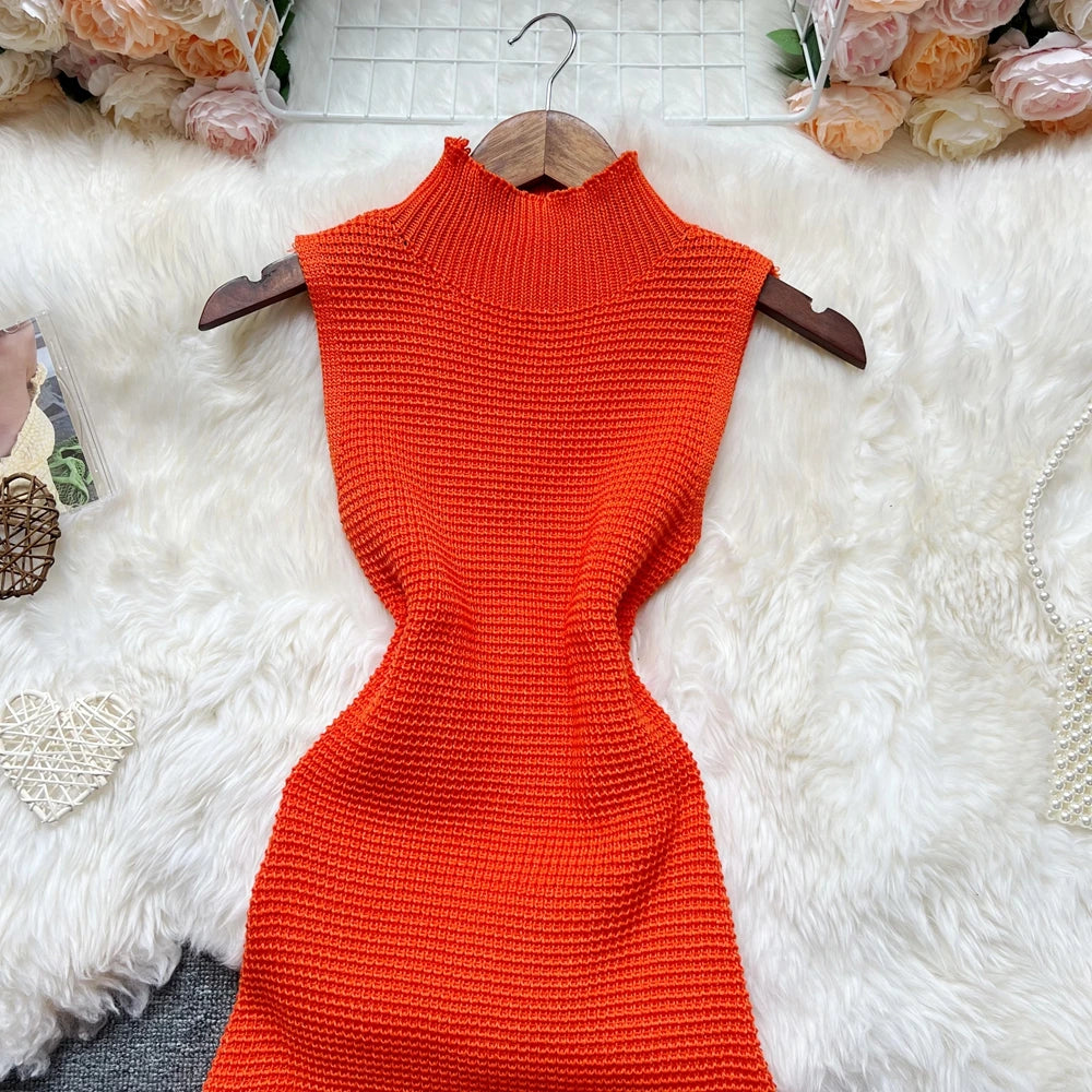 YuooMuoo 2026 Summer Sexy Openwork Stitching Dress — Sleeveless Bodycon Korean‑Style Party & Beach Vestidos