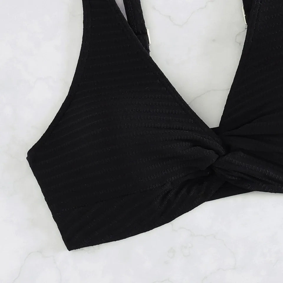 White Triangle Bikini
