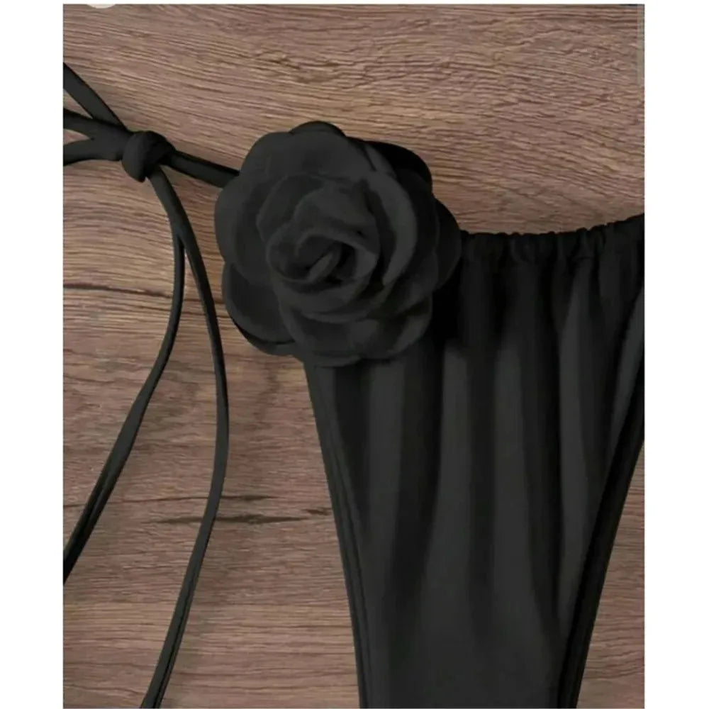 Rose Flower Brazilian Bikini
