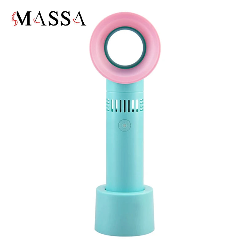 Eyelash Blower Bladeless Fan Handheld Small Creative Mini Handheld Portable USB Charging