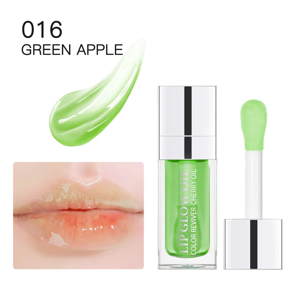 Crystal Jelly Lip Oil – Moisturizing, Plumping & Tinted Glow for Fuller, Softer Lips