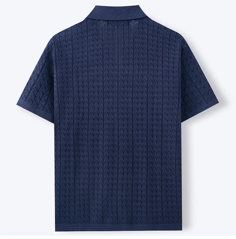Luxury Knitted Polo Shirt
