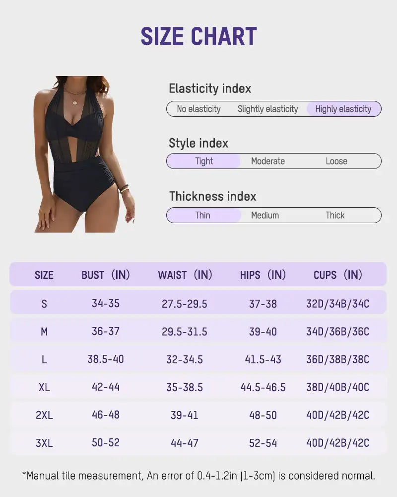 Fashion Tummy Control Mesh Bikini Set Women Swimsuit Sexy Deep V Neck 1 Piece Bathing Suit Summer Solid Sexy Tight Resort Wear