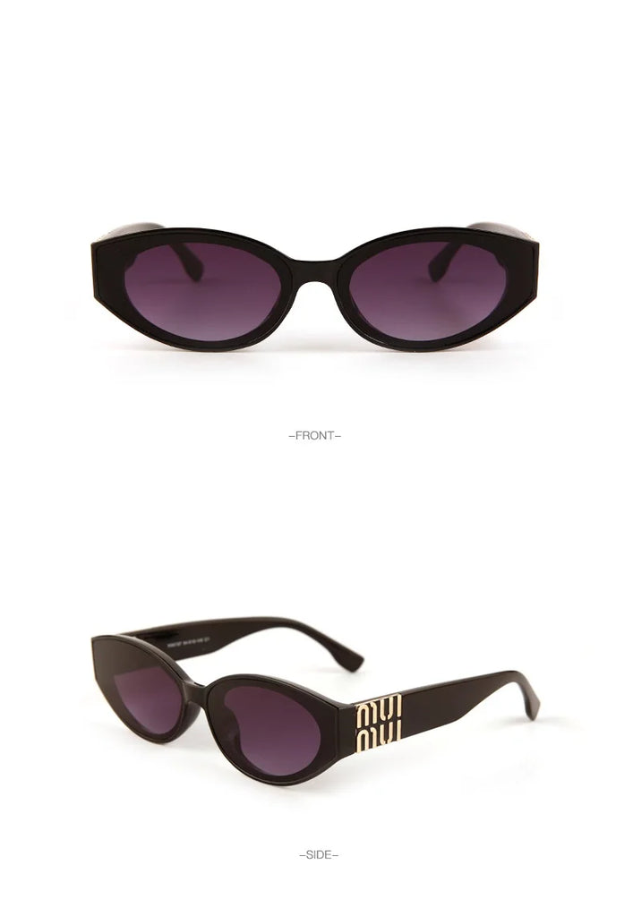 Glamour Fashion Luxury Oval Sunglasses