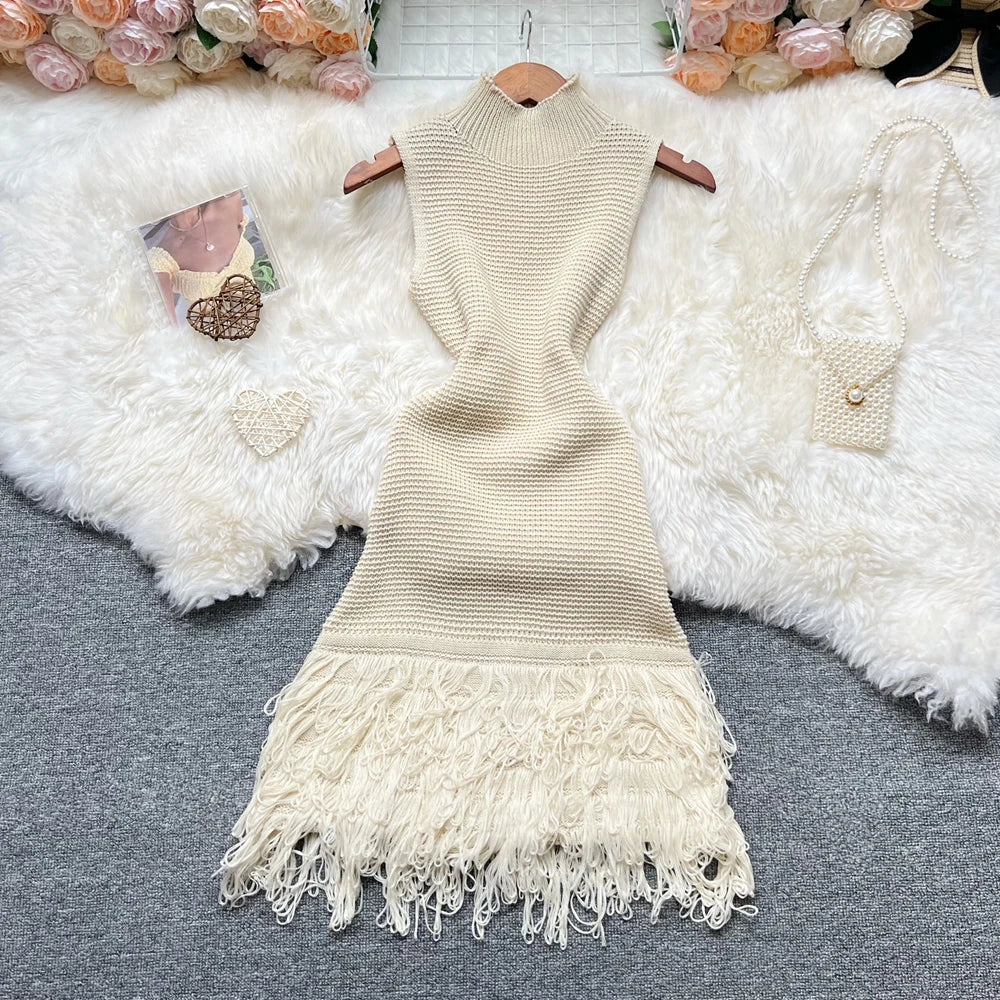 YuooMuoo 2026 Summer Sexy Openwork Stitching Dress — Sleeveless Bodycon Korean‑Style Party & Beach Vestidos