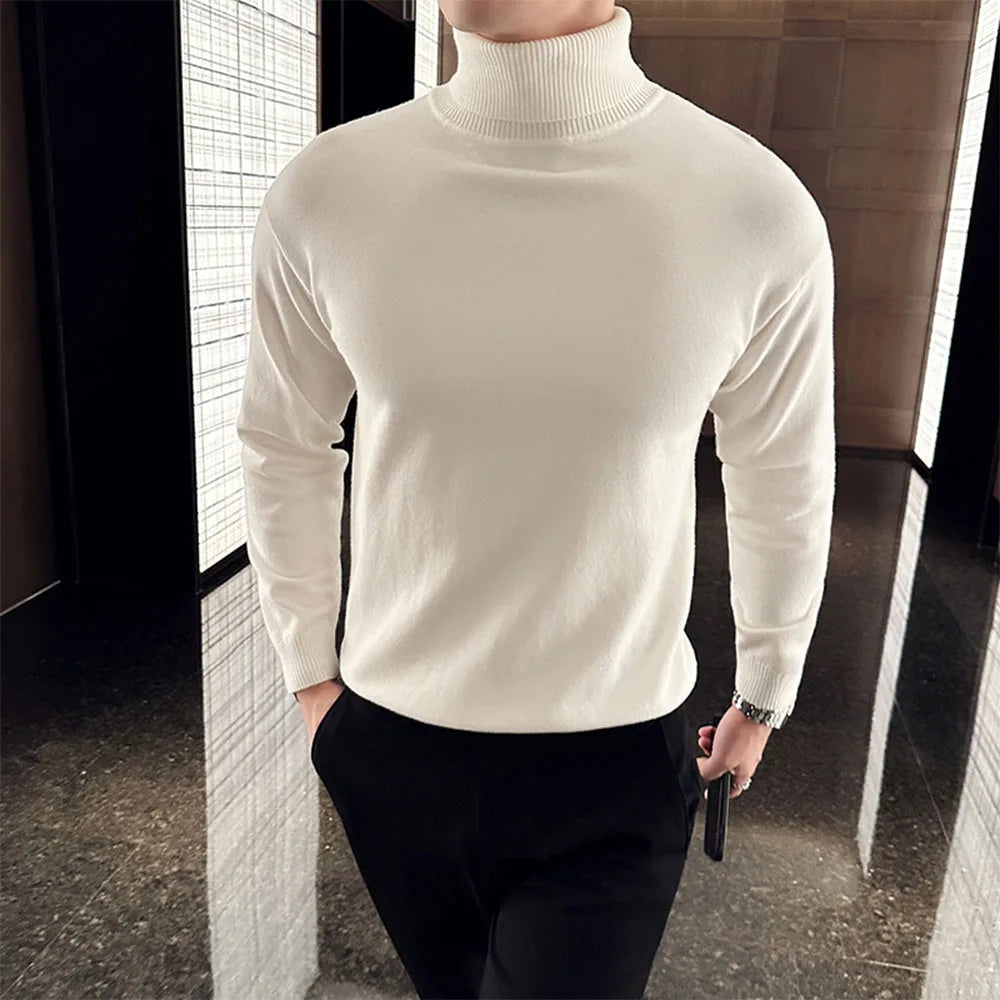 Men’s Fleece Turtleneck Sweater