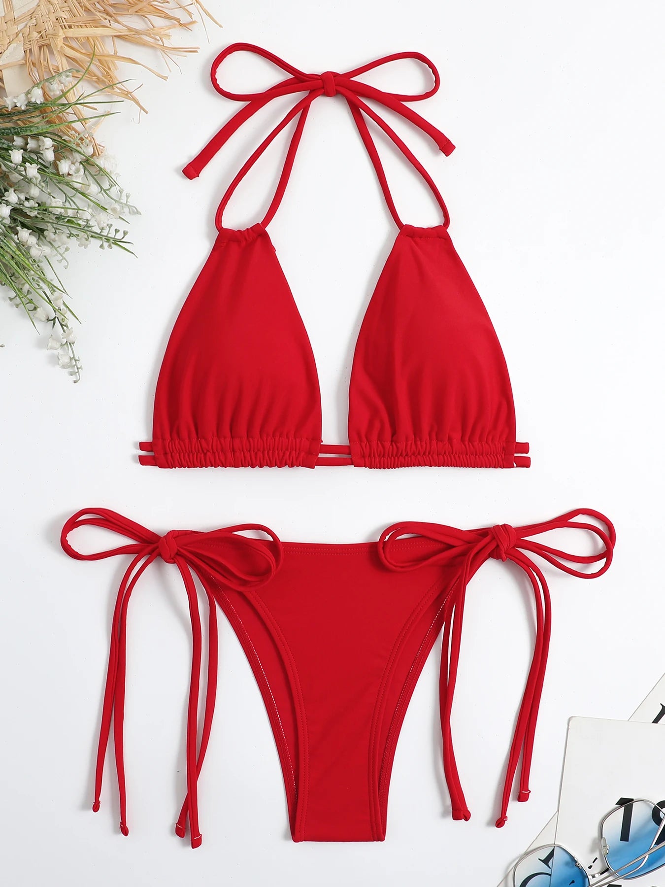 Sexy Bandage Halter Bikini