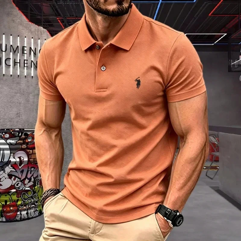 Men’s 100% Pure Cotton Luxury Polo Shirt