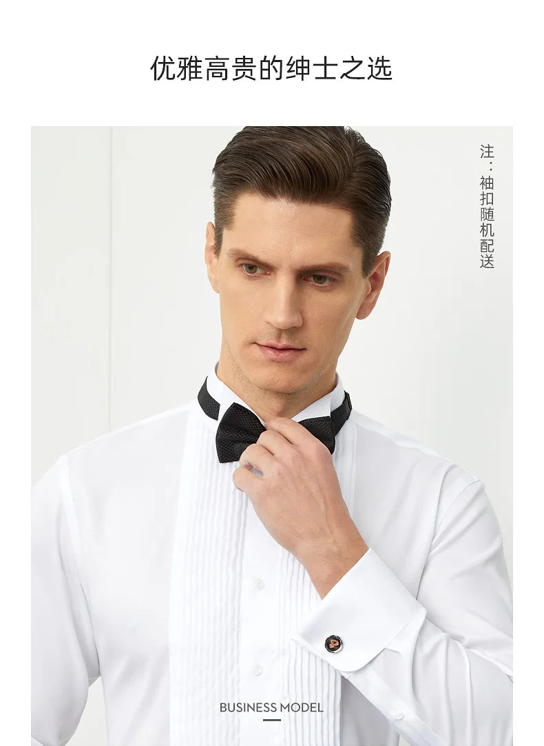 Slim‑Fit French Cuff Shirt