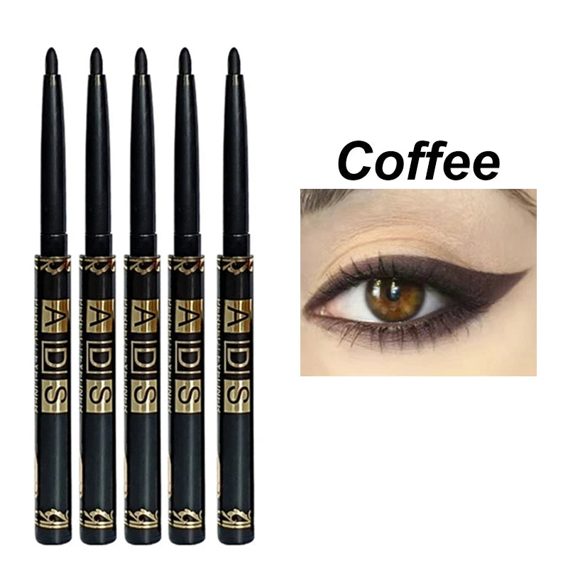 Waterproof Black Eyeliner Pencil Set – Long‑Lasting Matte Gel Liners for Bold, Smudge‑Proof Eye Makeup