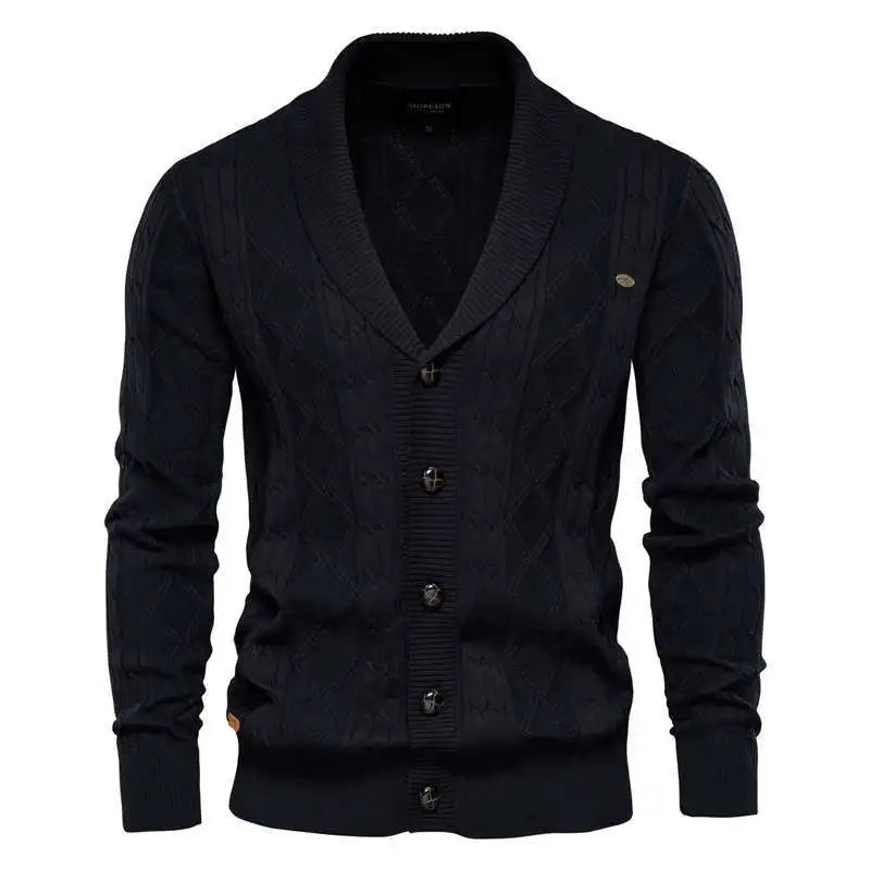 Retro V‑Neck Sweater Jacket for Spring & Autumn