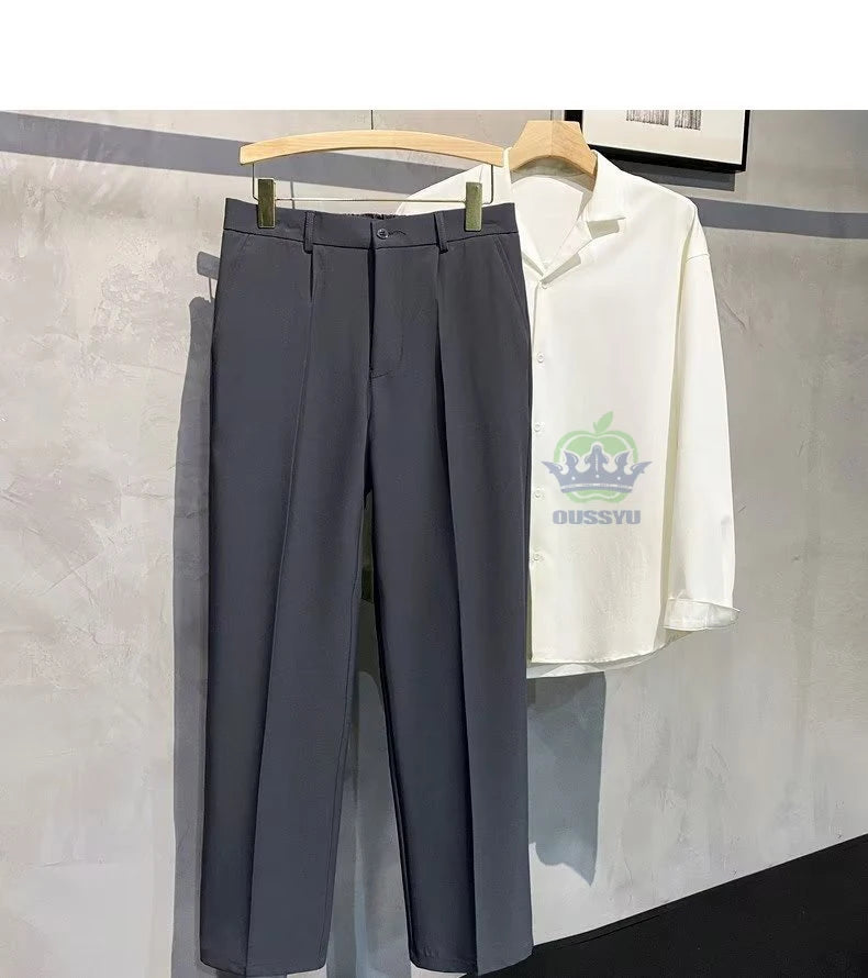 Classic Blue Suit Pants
