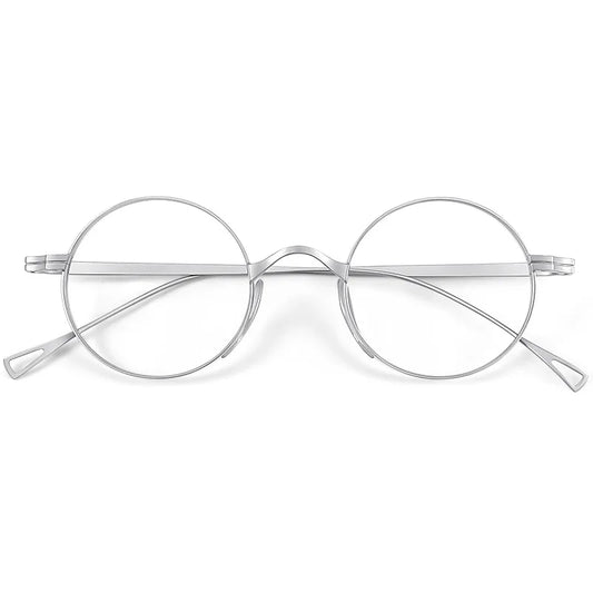 Ultra-Light Japanese Pure Titanium Glasses Frame For Men Retro Small Frame Myopia Eyeglasses Flat Spectacle prescription Frames