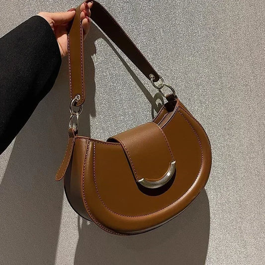 Armpit Shoulder Side Bags for Women 2024 Designer Trend Leather Small Underarm Crossbody Handbags and Purses Bags for Women