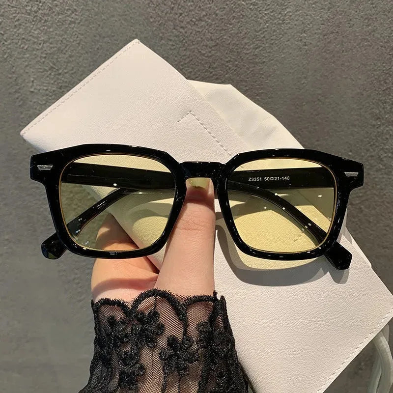 New Unisex Rectangle Vintage Sunglasses Design Retro Sun Glasses Female Lady Eyeglass Cat Eye Casual Goggles UV400 Очки