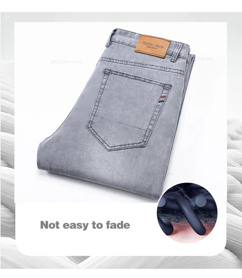 Summer Thin Straight Jeans