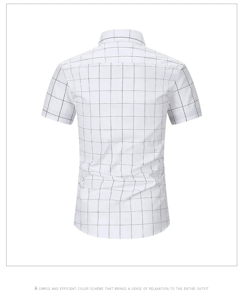 Breathable Slim‑Fit Casual Business Shirt