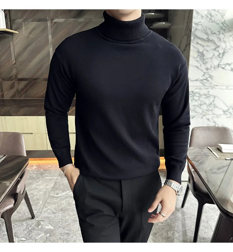 Fleece Turtleneck Sweater