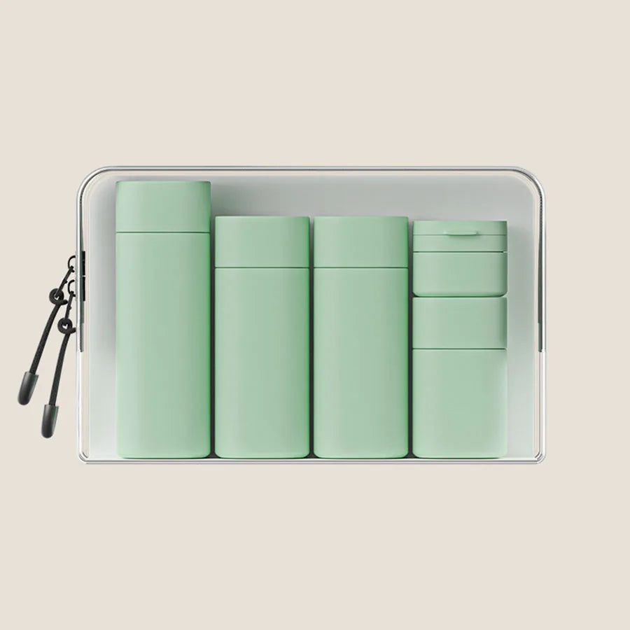 Portable Hydrating Makeup Dispensing Bottles – Refillable Squeeze Containers for Travel Lotions, Shampoos & Skincare