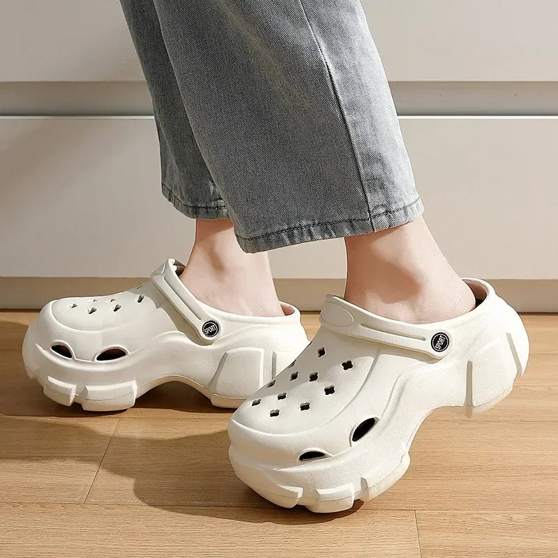 New Women’s DIY Cartoon Clogs Sandal Slippers — Cute Summer Mules Beach Garden Shoes