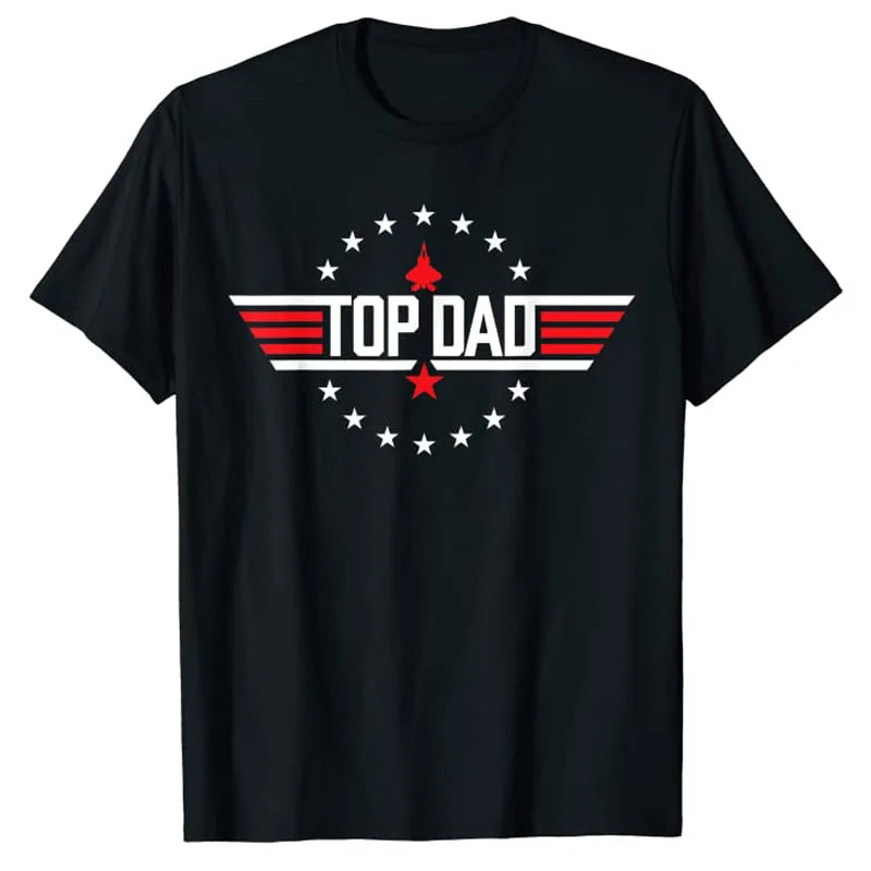 Top Dad Father’s Day T‑Shirt – Custom Men’s Graphic Tee for Christmas & Birthday Gifts