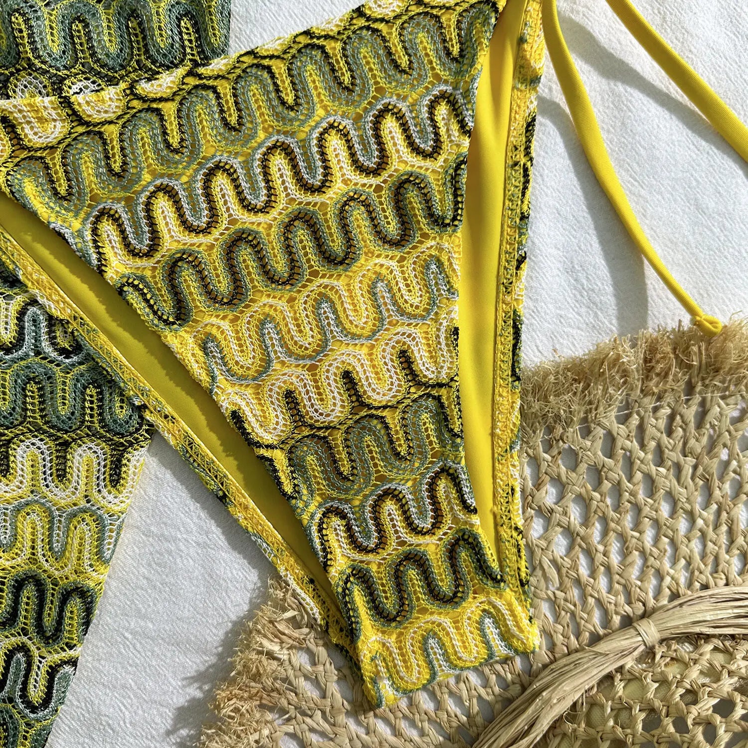 Three‑Piece Brazilian Bikini Set
