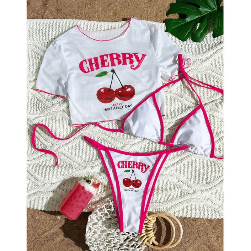 Sexy 3‑Piece Brazilian Bikini Set