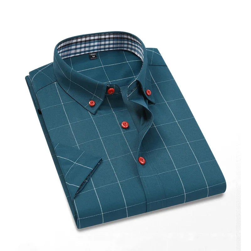 Breathable Slim‑Fit Casual Business Shirt