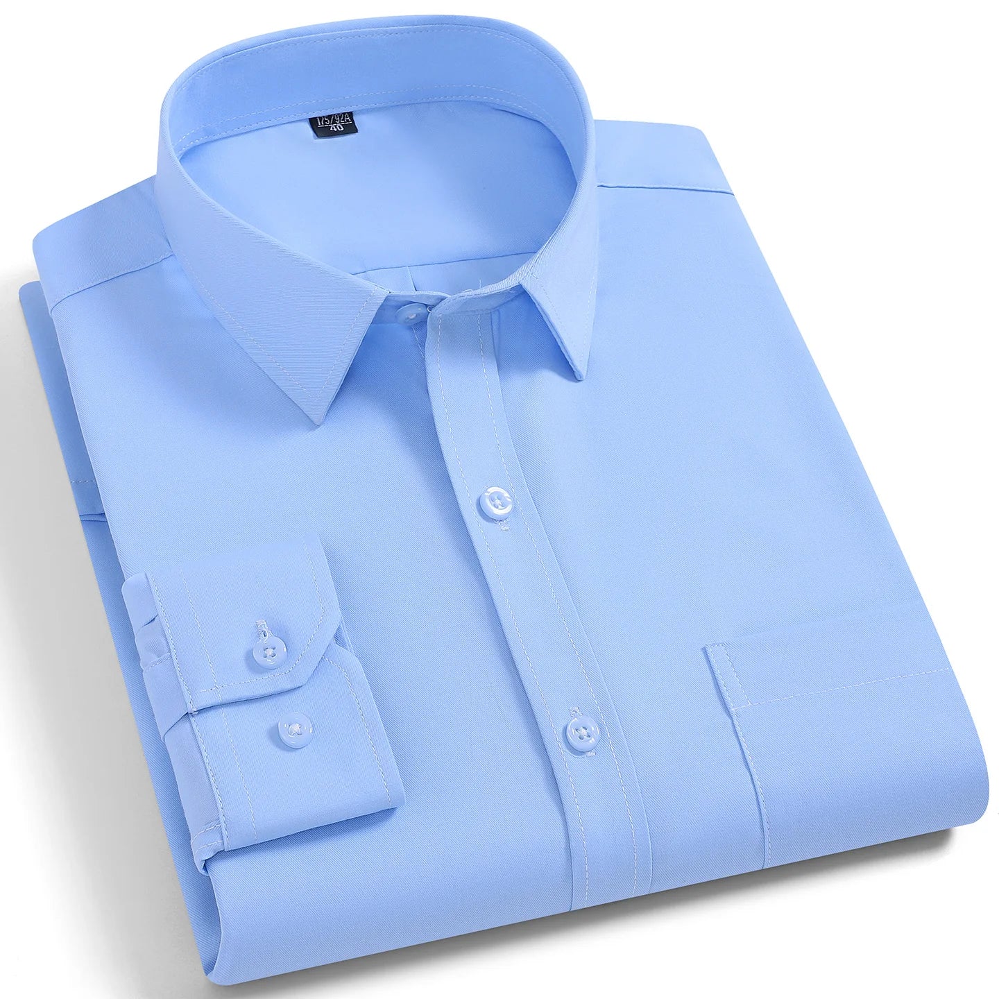 Non‑Iron Long‑Sleeve Dress Shirt
