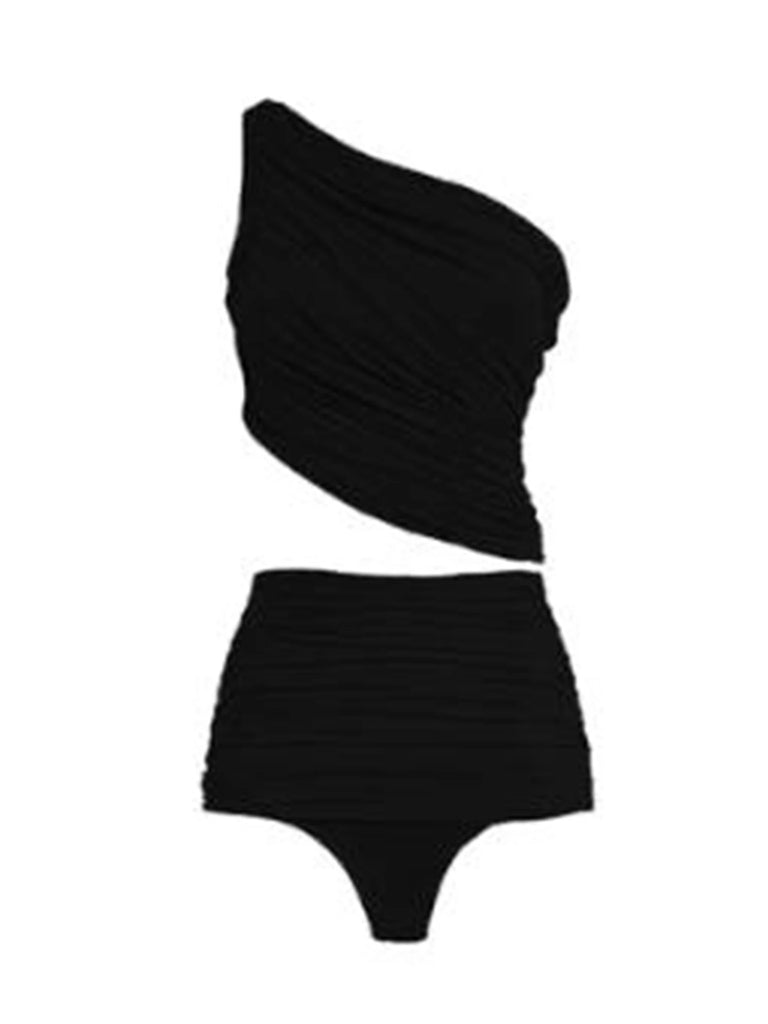 2025 Printed Long‑Sleeve Women’s Swimsuit with Matching Beach Cover‑Up — Holiday Swimwear Clearance