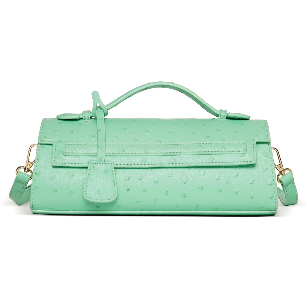 Hot Brand Design Ostrich/Snake Print Women Bag Handbag Ladies Handbags Fashion Luxury Brands Women's Long Handbags Shoulder Bags