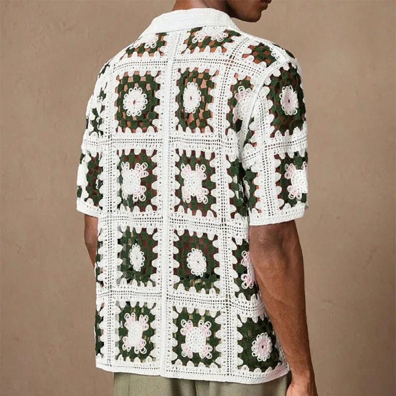 Knitted Short‑Sleeve Shirt