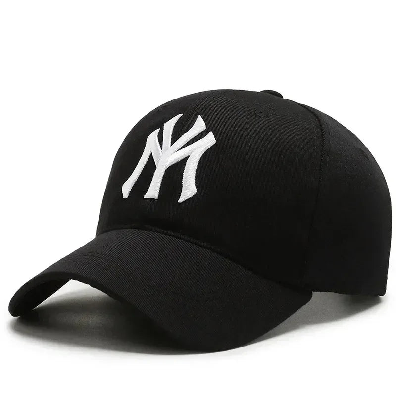 Trendy Embroidered Letter Baseball Cap Korean Fashion Summer Sun Hat Adjustable for Women Men Outdoor Casual Wear