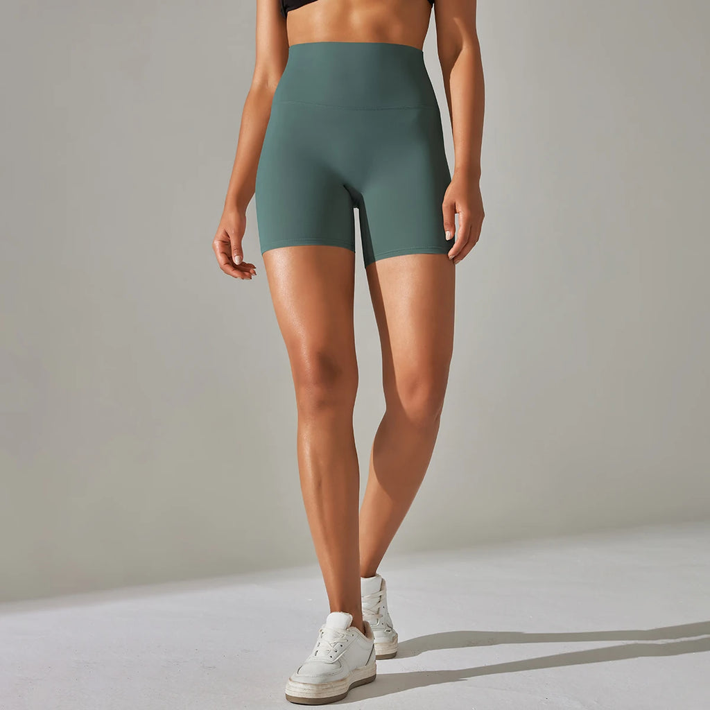 Seamless High Waist Yoga Shorts for Women
