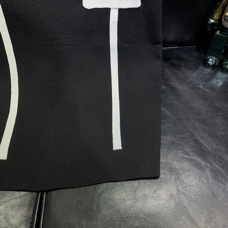 Knitted Short‑Sleeve Polo Shirt