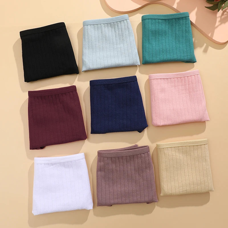 FINETOO Women’s Cotton Panties 9‑Pack