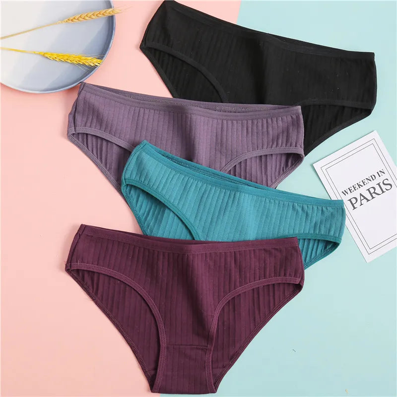 FINETOO Women’s Cotton Panties 9‑Pack