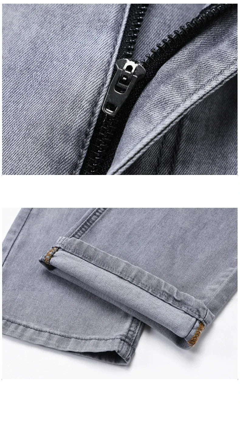 Summer Stretch Gray Jeans