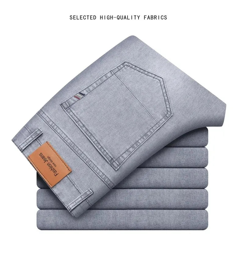 Summer Stretch Gray Jeans