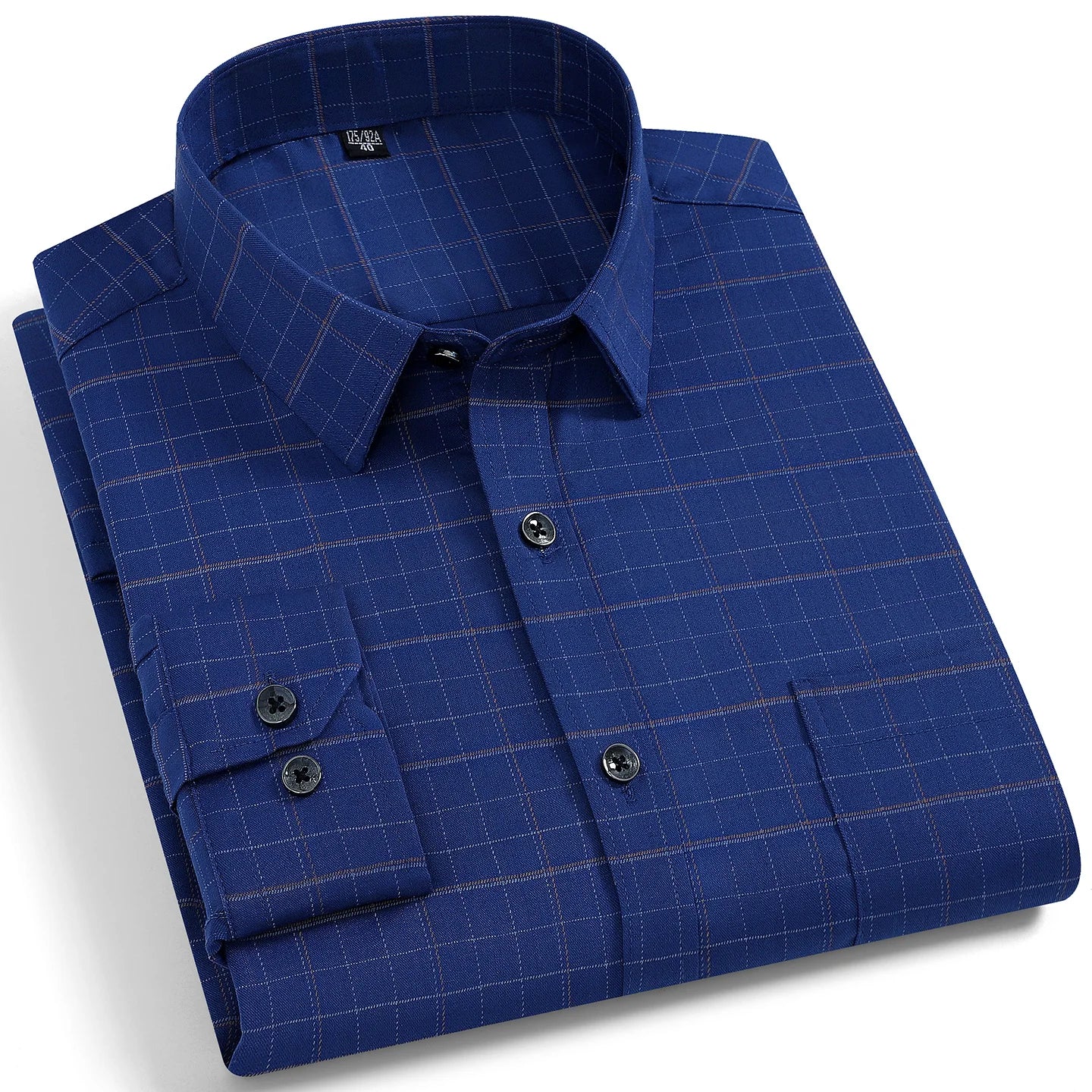Non‑Iron Long‑Sleeve Dress Shirt