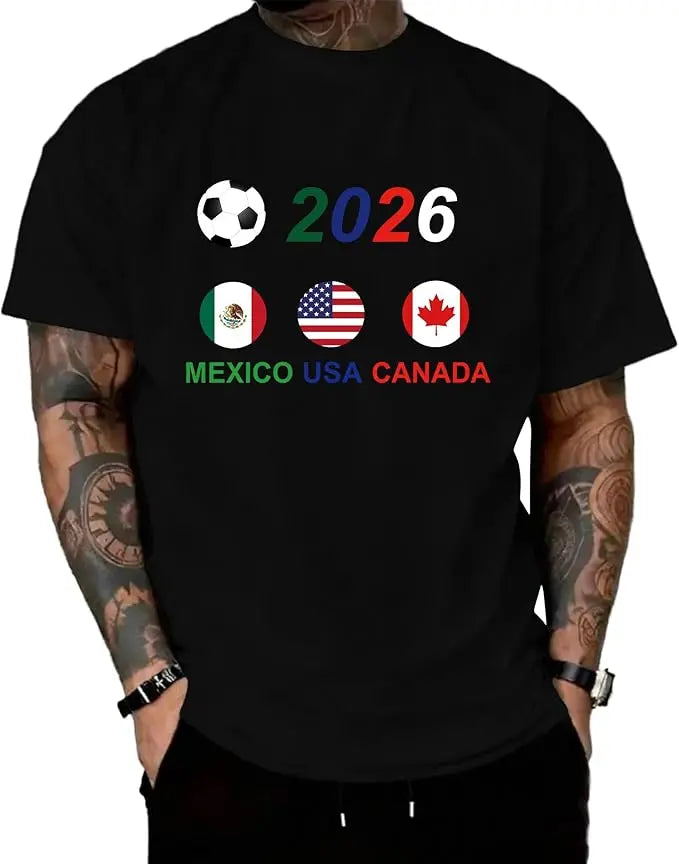 Worldwide Football 2026 Flags T‑Shirt