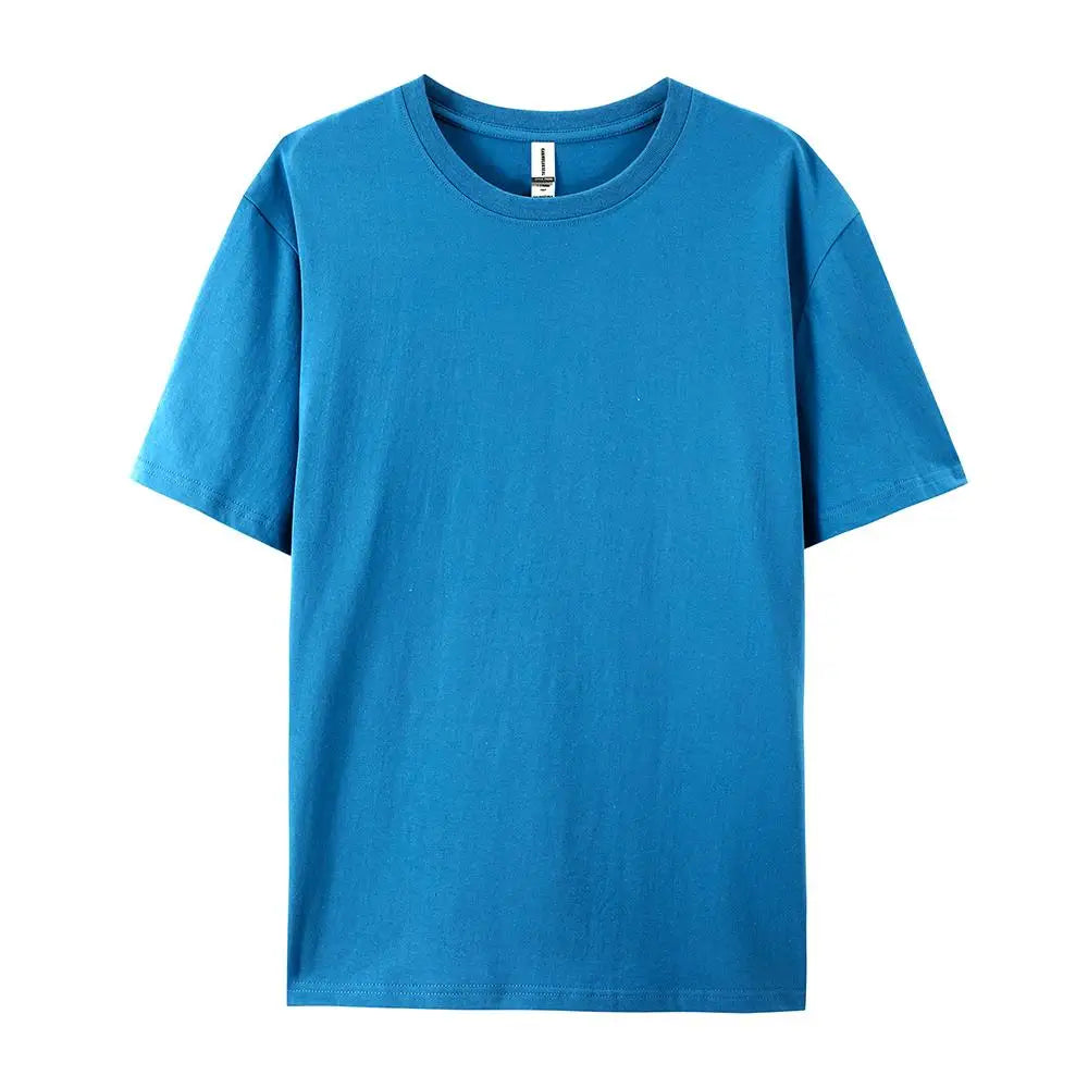 100% Cotton Solid Color T‑Shirts for Men & Women