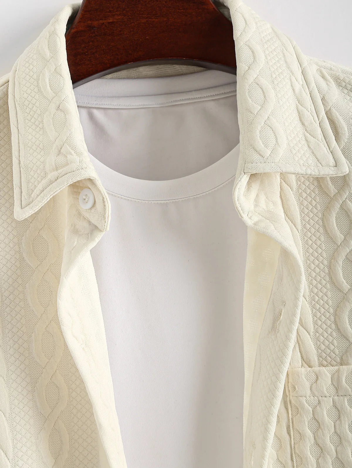Men’s Textured Short‑Sleeve Shirt