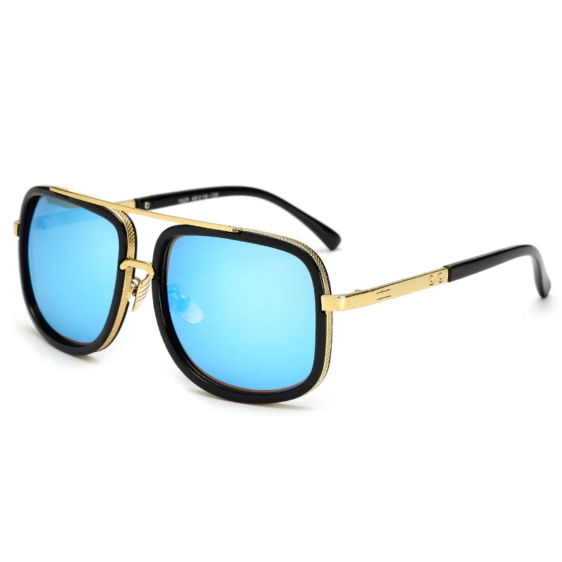 New Polarized Gradient Square Metal Frame Men's Sunglasses Fashion Vintage Women Sun Glasses UV400 Driving Fishing The Best Gift