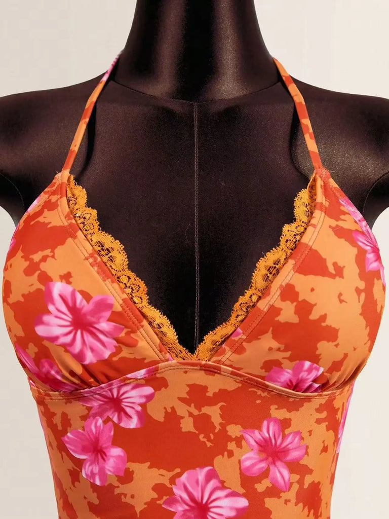 Women’s 2026 Halter Print Bikini Set